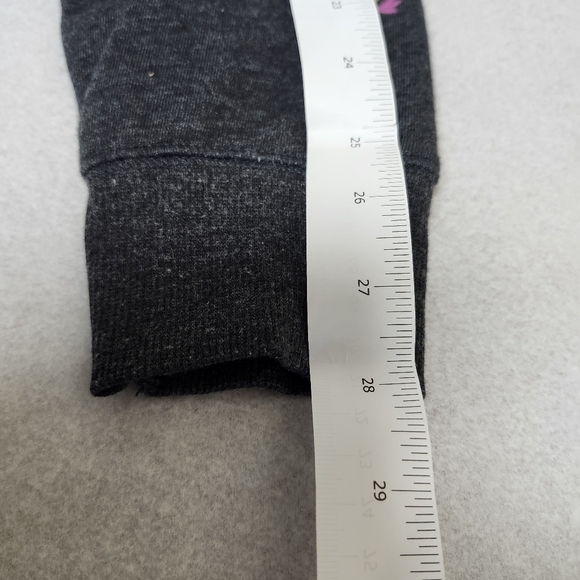 Old Navy Size M Gray Floral Embroidered Sweatshirt & Jogger Lounge Set - Picture 6 of 15